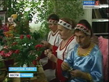 Мастерицы села Шоркистры Урмарского района создают бисерные деревья (По материалам "ГТРК Чувашии)