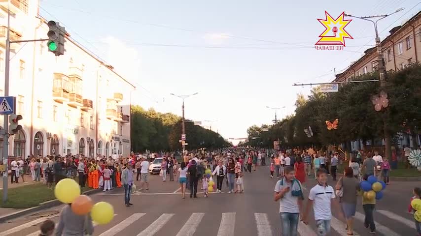 Город креативных идей. Чебоксары отметили 544-летие