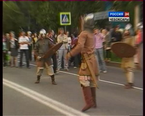 Творческий бульвар на главной магистрали Чебоксар