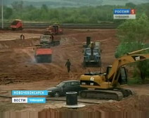 В Новочебоксарске продолжается строительство полигона ТБО