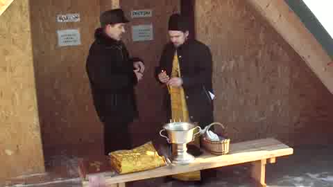 Торжественное освящение святых источников