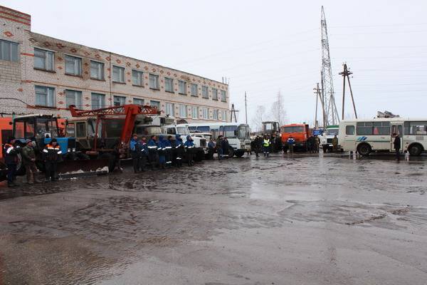 Cмотр техники, подготовленной к противопаводковым мероприятиям