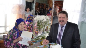 Жительница села Напольное встречала гостей на своем 90-летнем юбилее