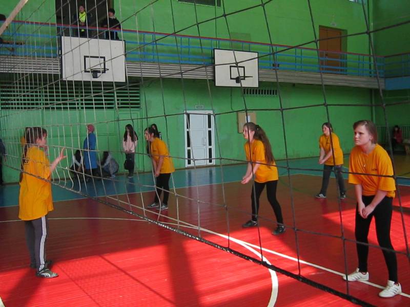 Первенство района по волейболу среди девушек