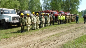 На территории Кирского участкового лесничества прошли учения по тушению лесных пожаров