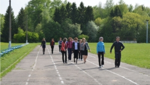 Представители трудовых коллективов принимают активное участие в неделе бега и оздоровительной ходьбы