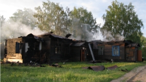 Пожар в Шинерском сельском поселении