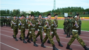 Спартакиада допризывной молодежи Приволжско-Уральского военного округа. Открытие