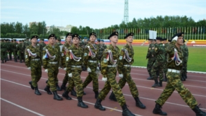 Достойно защищают честь Чувашии на Спартакиаде допризывной молодёжи юноши из МБОУ «Красночетайская СОШ»