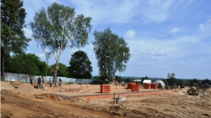 В Мариинско-Посадском районе строится новый Дом культуры
