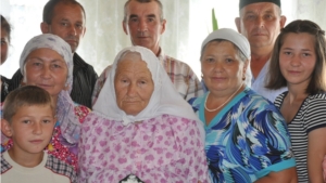 Жительница д.Татарские Сугуты отметила 90 летний юбилей