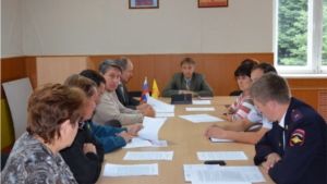 В канун Дня знаний состоялось заседание Мариинско-Посадской районной антитеррористической комиссии