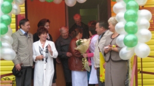 Открытие модульного ФАПа в д. Картлуево