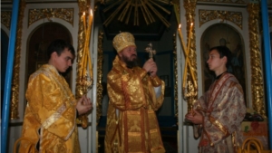 Приезд Преосвященнейшего Стефана в с.Новое Тинчурино