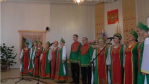 Ядринская делегация в Моргаушском районе