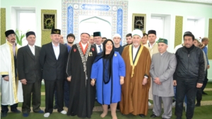 Посещение мечети "Булгар" Великой Княгиней Марией Владимировной