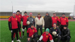 Матч по футболу между командами администрации Цивильского района и «Воддорстрой»