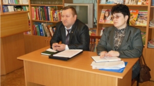 Заместитель министра А. Яковлев в Единый информационный день посетил учреждения г.Шумерли