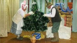Новинский городской Дом культуры порадовал детей Новогодним спектаклем «Таинственное похищение Деда Мороза»