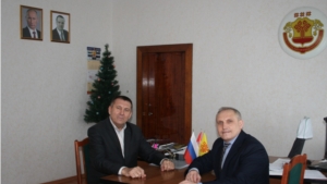Встреча главы администрации Н.П.Миллина с Ильиным Г.А.