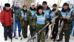 Работники Мариинско-Посадского лесничества приняли участие в районном этапе Всероссийской массовой лыжной гонки «Лыжня России – 2014»