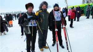 Команда Ибресинского лесничества стала участницей Всероссийской массовой лыжной гонки «Лыжня России - 2014»