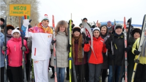 В Мариинско-Посадском районе продолжается акция «Прикоснись к Олимпиаде»