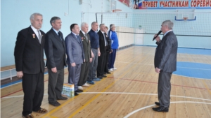 Торжественное открытие традиционного волейбольного турнира в честь ветерана спорта И.Хитрова