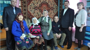 Жительнице села Алманчиково, ветерану труда, труженице тыла исполнилось 90 лет