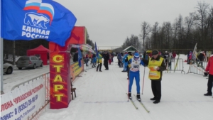 Команда Калининского района г. Чебоксары – серебряный призер Чемпионата и первенства Чувашской Республики по лыжным гонкам среди городов и районов