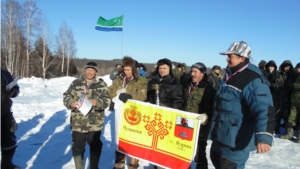 Команда Ядринского района приняла участие на командно-личных соревнованиях по охотничьему биатлону