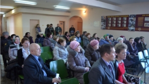 Встреча с населением деревни Сутчево