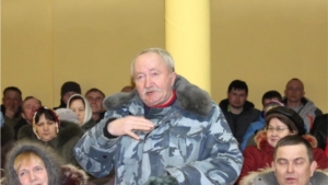Глава администрации Цивильского района Сергей Артамонов встретился с жителями Опытного сельского поселения