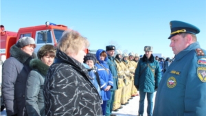 Командно-штабная тренировка в Цивильском районе