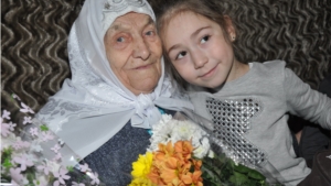 Жительница с.Шыгырдан отмечает 90 летний юбилей