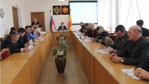 Тридцать четвертое заседание Урмарского районного Собрания депутатов пятого созыва