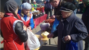 В Московском районе г. Чебоксары дан старт месячнику по продаже сельскохозяйственной продукции «Весна-2014»