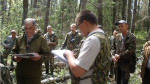 На территории лесного фонда Ибресинского лесничества проведена коллективная лесоустроительная тренировка