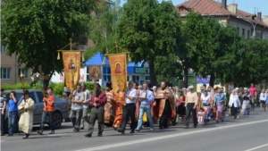 Крестный ход в День памяти Кирилла и Мефодия