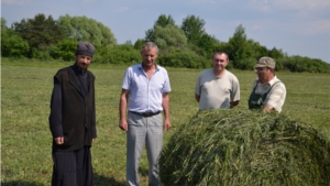 Заготовка кормов в подворье «Рождественский Скит»