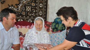 Жительница с.Шыгырдан отметила 90 летний юбилей