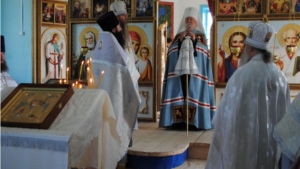В с.Николаевское на днях состоялось освящение храма в честь святителя Николая