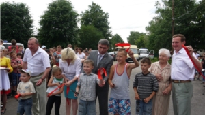 В г.Ядрин сегодня состоялось открытие дороги