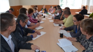 Состоялось совещание с руководителями образовательных учреждений Мариинско-Посадского района