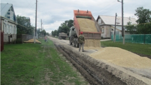 Начат ремонт дороги по улице Ленина д. Чичканы