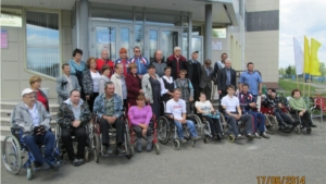 Республиканские соревнования среди инвалидов-колясочников