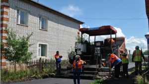 В Шемуршинском районе продолжаются ремонтные работы на автомобильных дорогах местного значения