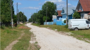 В сельских поселениях Мариинско-Посадского района ведутся работы по ремонту улиц населенных пунктов