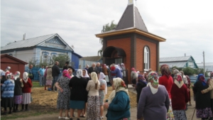 Освящение часовни в честь апостолов Петра и Павла в деревне Эмметево