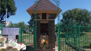 В деревне Алмандаево Мариинско-Посадского района состоялось открытие часовни